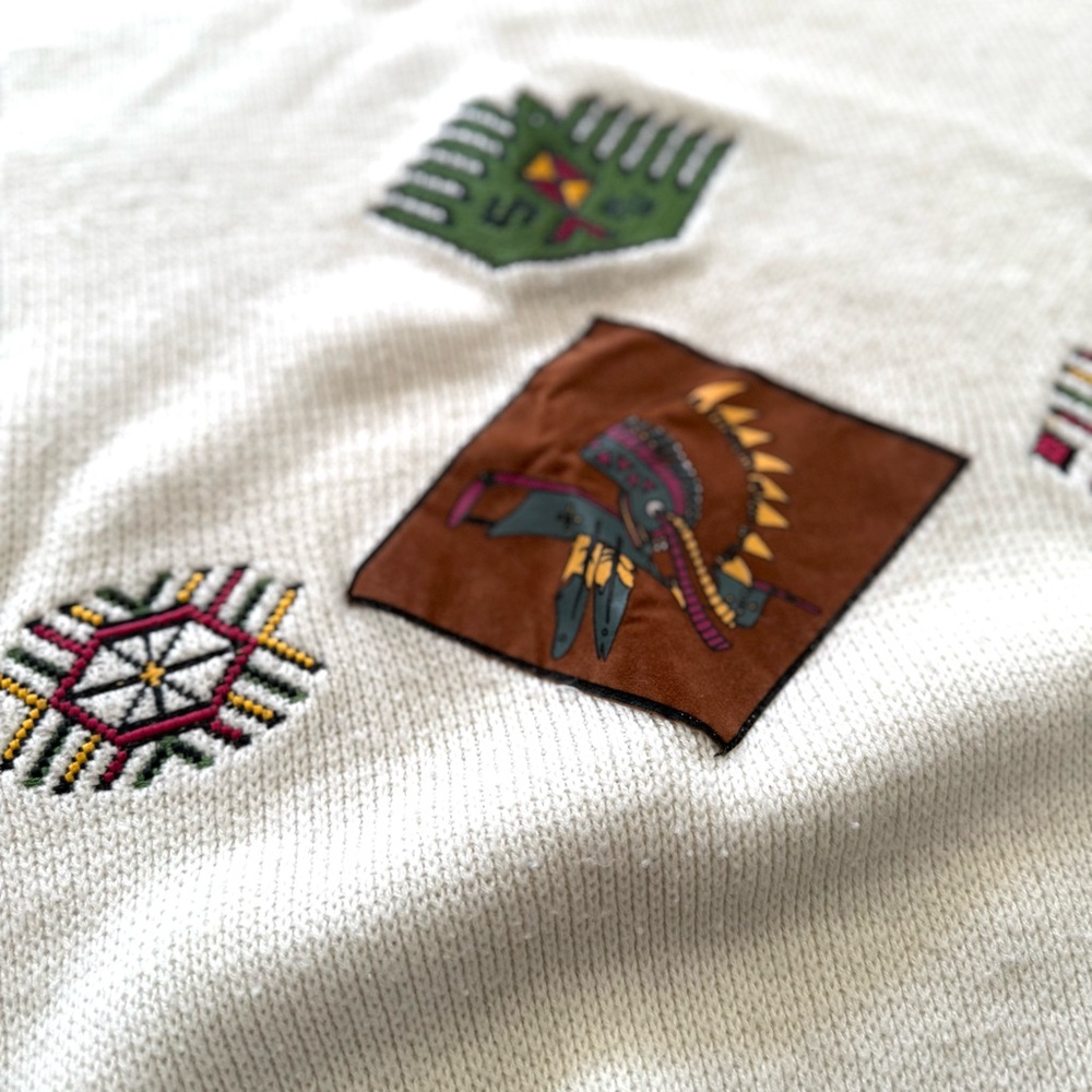 Vintage Aztec Sweater - Picture 5 of 9